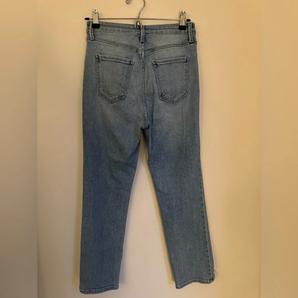 Just Black Denim | Straight Leg Frayed Jeans | Size 28 - Picture 2 of 5